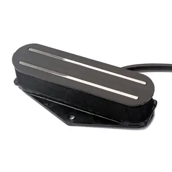 

OOTDTY 4 Core Cable Bridge Pickup Black Single Layer Ordinary Bottom Plate Flat Cores Strip