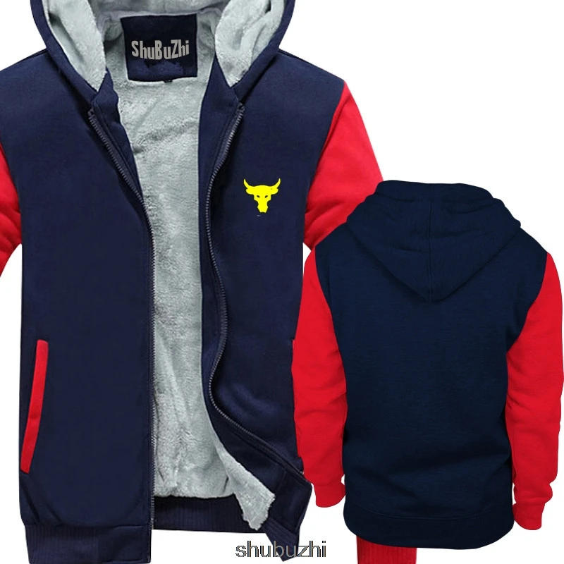 navy red Проект рок самый тяжелый рабочий размер thick Толстая Толстовка для мужчин зимнее теплое пальто мужской пиджак мужской пуловер с капюшоном sbz3223 - Цвет: navy red