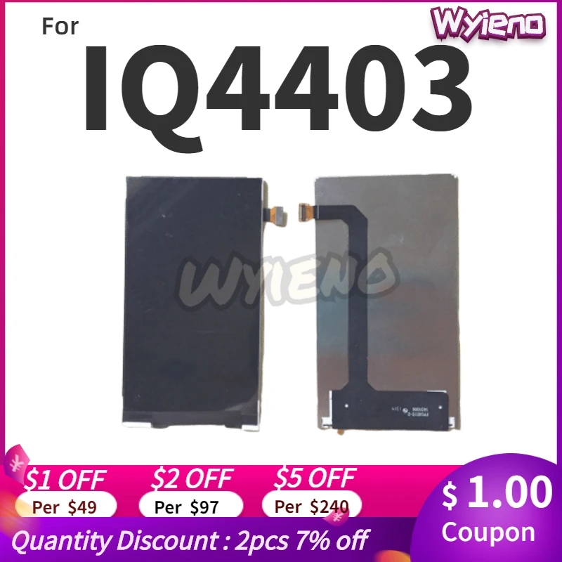ЖК-дисплей Wyieno для Fly iq4403 сенсорный экран 4403 сменные детали с номером