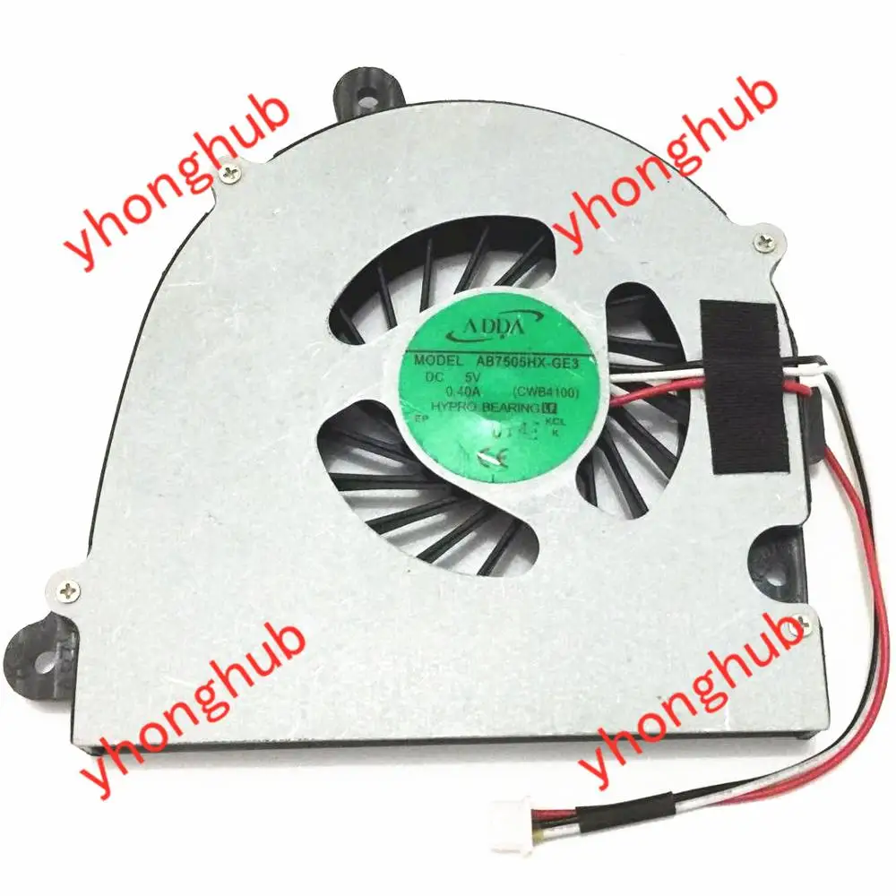 Охлаждающий вентилятор для ноутбука ADDA AB7505HX GE3 W110ER W150HR W170 CWB4100 DC 5V 0.40A|fan dc|fan dc 5vdc 5v