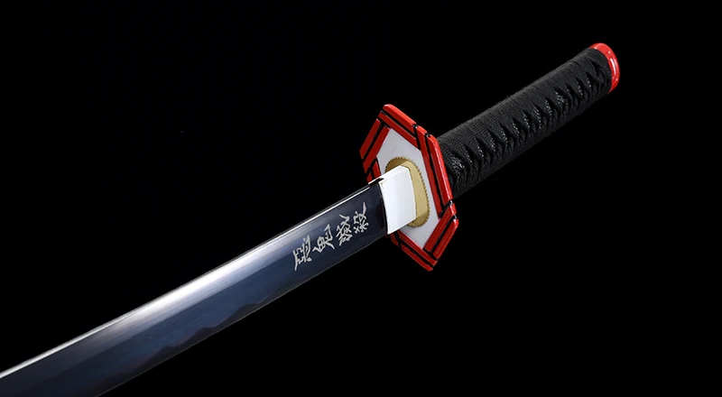 Anime Demon Slayer: Kimetsu No Yaiba Tomioka Giyuu Real Steel Sword Weapons Cosplay Props-Free Shipping