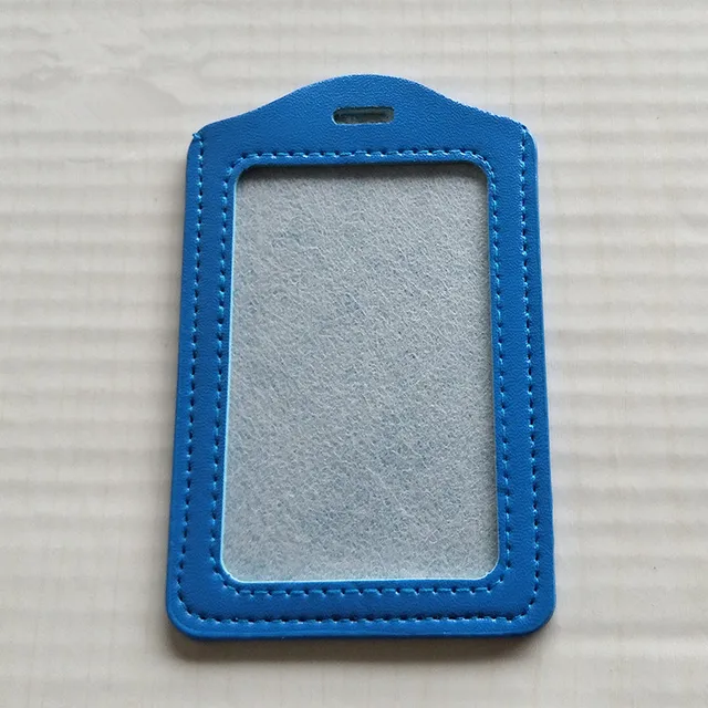 Cute Card Cover Clip New Design Silicone Retractable Student Nurse Badge Reel Clip Cartoon ID Card Badge Holder accessories Blue