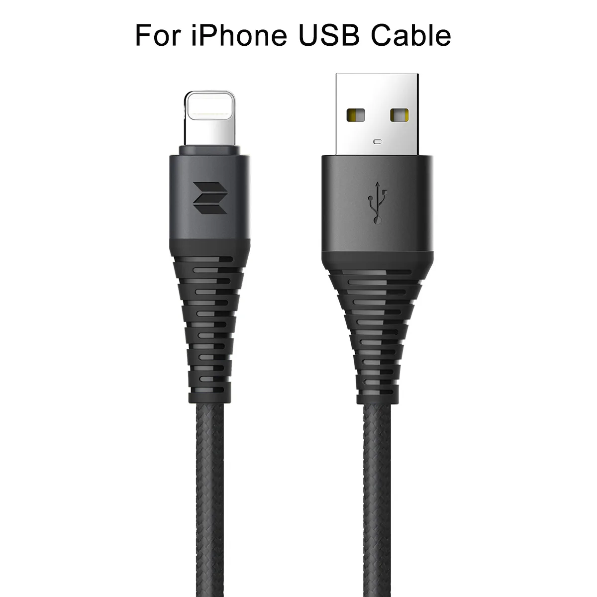 For iPhone Black 3 в 1 usb type-C Micro USB и зарядный кабель для iPhone зарядное устройство ROCK Hi-tension зарядный USB кабель для iPhone X 8 7 6 6 Plus - Цвет: For iPhone Black