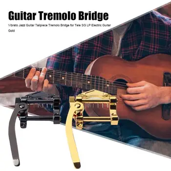 

Jazz Guitar Tailpiece Tremolo Vibrato System String Board Joystick Bridge Small for Tele SG LP Electric Jazz Guitar Part