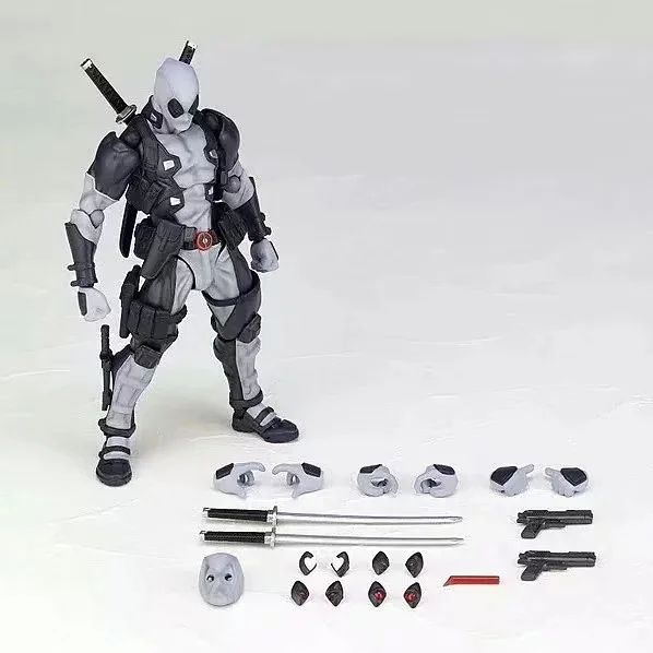 

Anime shan kou shi Series 001E X Deadpool X-Force Gray White Mobile Garage Kit
