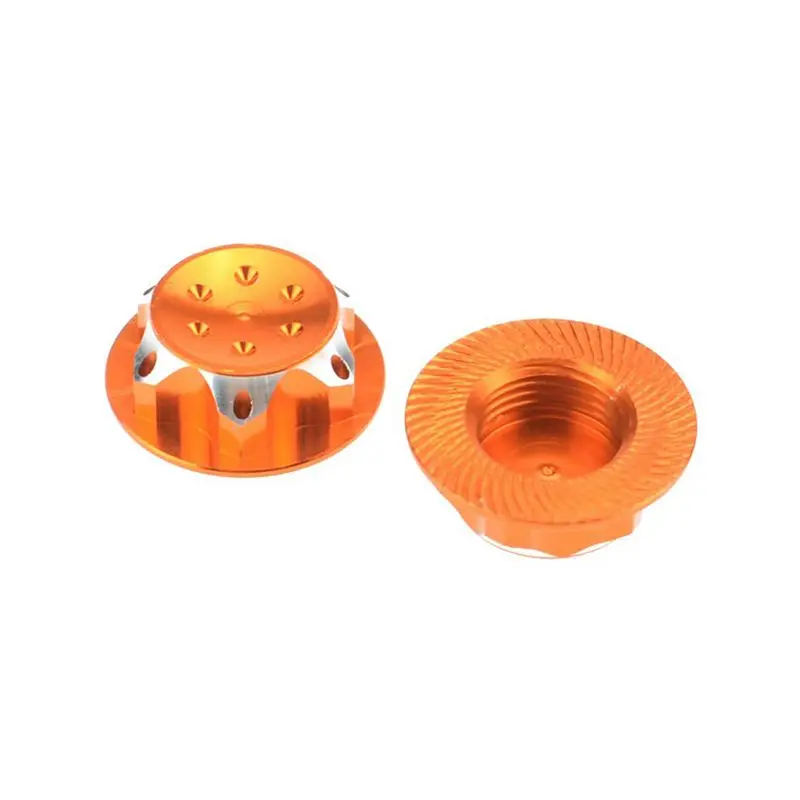 ABKT-4Pcs RC багги 1/8 масштаб 17 мм замок от пыли переходник для гаек для RC внедорожника Redcat LOSI Team-C колеса и диски гайка