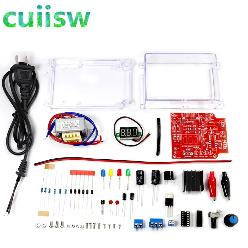 DIY Electronic Kit LM317 Adjustable Regulated Voltage Step-down Power Supply Module