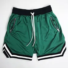 Pantalones cortos de verano para fitness para hombre, shorts de malla de color sólido, secado rápido, transpirables, para deportes de ocio, baloncesto, fitness, para correr, novedad de 2022