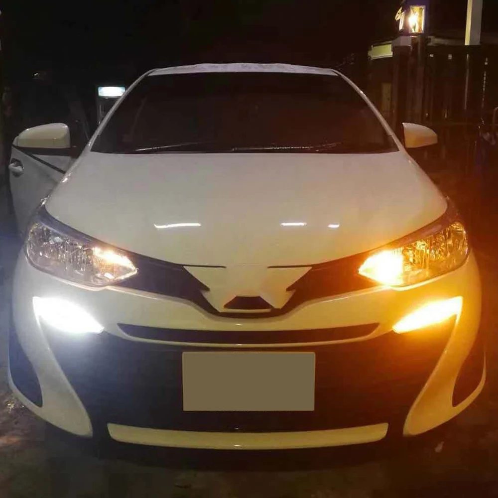 Задний стоп сигнал заднего бампера лампы для Toyota Yaris 2017 2018 2019 светодиодный DRL