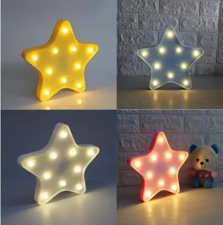 Luminaria 3D Marquee единорог; Фламинго Микки настольная Светодиодная лампа любовь детский ночник Звезда Луна облако сердце декор в виде оленя буквы