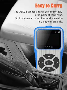 

Scanner Code Reader Car Diagnostic Scanner Engine Fault Code Reader Detector Auto Vehicle Scan Tool