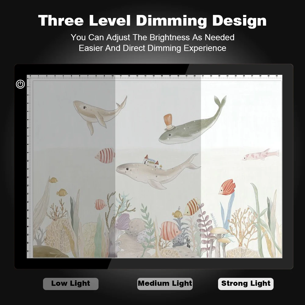 Upgraded Drawing Tablet LED Light Box A4 Graphic Writing Digital Tracer Copy Pad Board Diamond Paint Sketch X-Ray View Dropship - Image 3