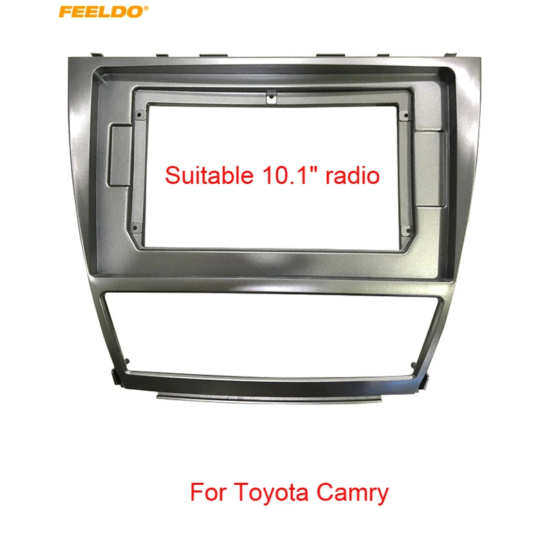 FEELDO Автомагнитола аудио стерео 2DIN фасции рамка для Toyota Camry 2006-2011 10," большой экран приборная панель Установка отделка
