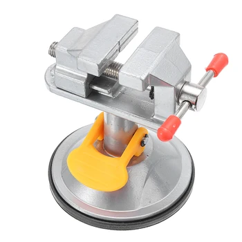 

Table Vise 360 Degrees Rotary Fixed Frame Sucker Clamp Workbench Vise Quick Positioning Fixture Screw Type