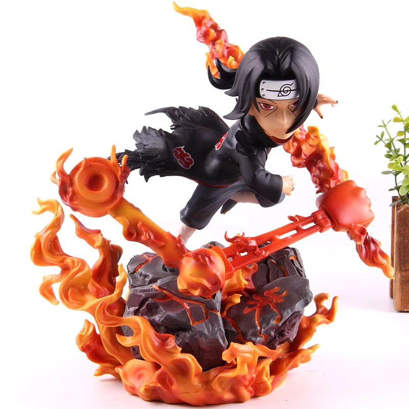 

Naruto Shippuden Figure Fire Ball Ver. Uchiha Itachi GK Statue Anime Naruto Action Figure PVC Collectible Model Toy