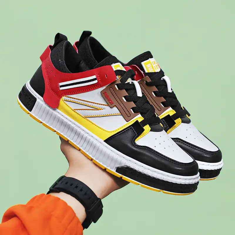 新四季低トップカジュアルシューズ韓国スタイルのシングル靴白靴学生靴流行の靴メンズ靴 スケートボード Aliexpress