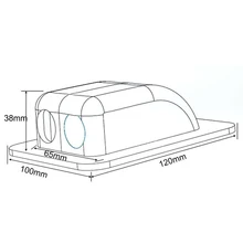 Горячая двойной кабельный ввод Gland кабельный ящик водонепроницаемый ABS для Moterhome солнечных панелей NDS66