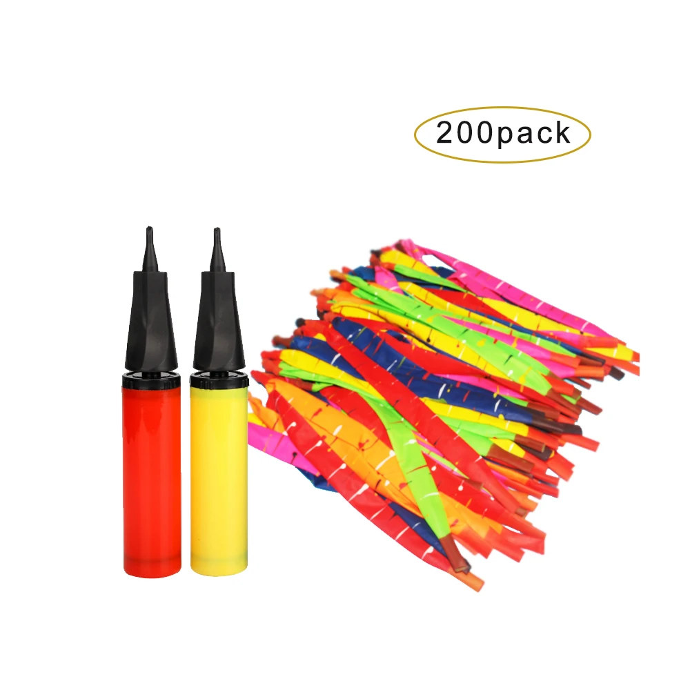 

Children Rocket Balloons and Air Pumps,Flying Balloon with a Whistling Noise for Assorted Party,Outdoor Fun Kids Inflatable Toys