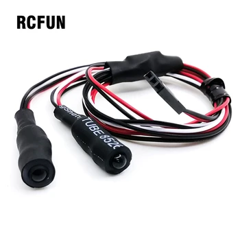 

5pcs 5mm Angel & Demon Eyes 2Leds LED Headlight Back Light For 1/10 RC Car Red+White Green+White Orange+White with switch