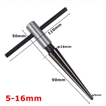 

Cutting Handheld reamer Workshop Tools 3-13mm/5-16mm 6 flutes Chamfers