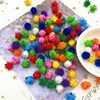 10/15/20/25/30mm Glitter Pompom Fluffy Plush Craft DIY Pom poms Ball Fur Christmas Decoration Kids Toys Dolls Accessories 20g ► Photo 2/6