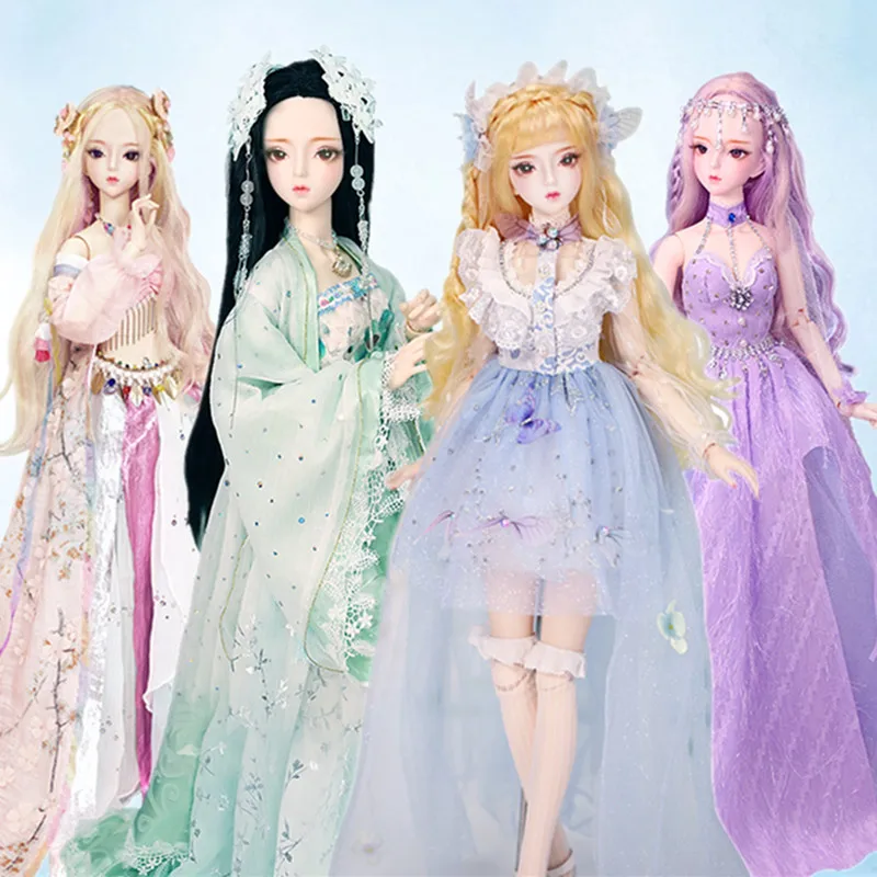 DBS 1/3 62 см BJD ручная роспись макияж костюм с одеждой обувью ювелирные изделия