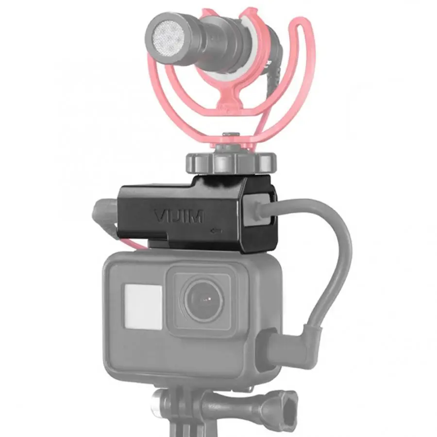 Адаптер VIJIM GP 3 Vlog для аккумулятора микрофона Gopro 7 6 5 Холодный башмак адаптер