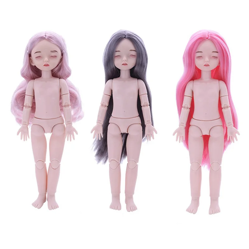 28 см спящие BJD куклы 20 подвижная шарнирная кукла для макияжа