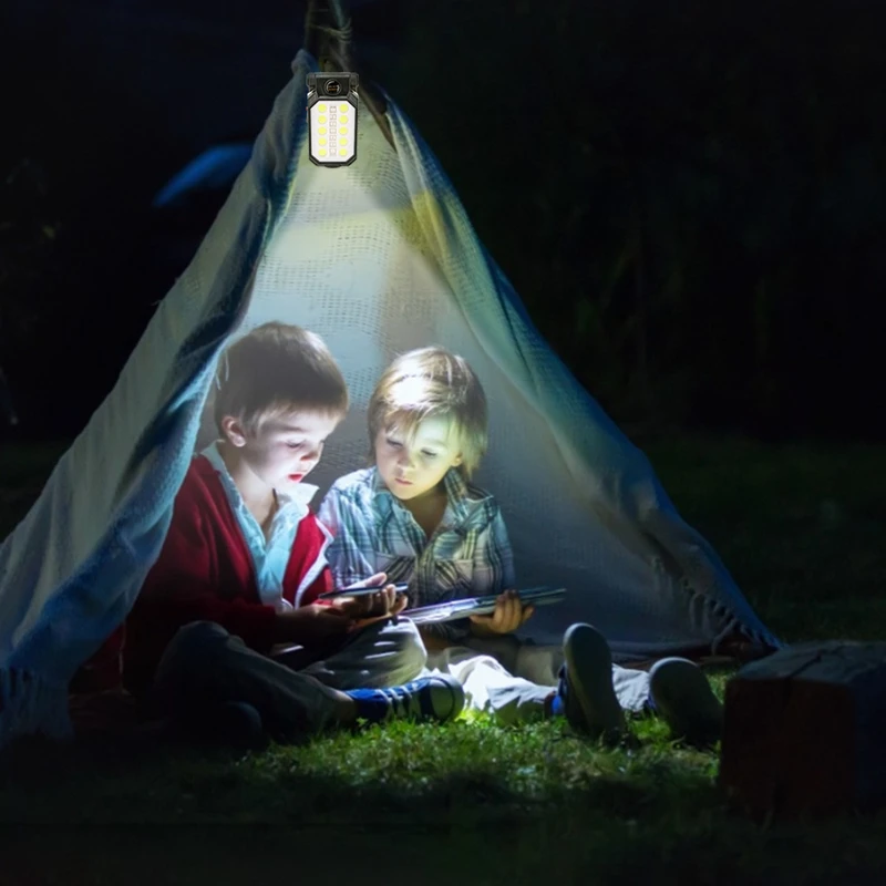LED Flashlight Portable T6 + COB USB Rechargeable Magnet hook Work Lantern Torch Built-in battery led flashlight led flashlights camping light led torch light