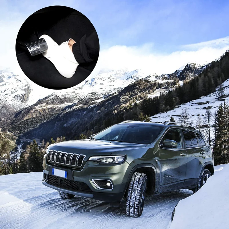 Газовые накладки на педали тормоза для Jeep Grand Cherokee Dodge Durango 2011- Нескользящие Сменные педали тормоза