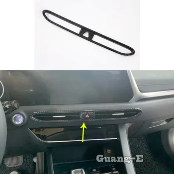 

For Hyundai Sonata DN8 10Th 2020 2021 Car Sticker Body Switch Vent Outlet Middle Air Condition Panel Control Trim Frame 1pcs