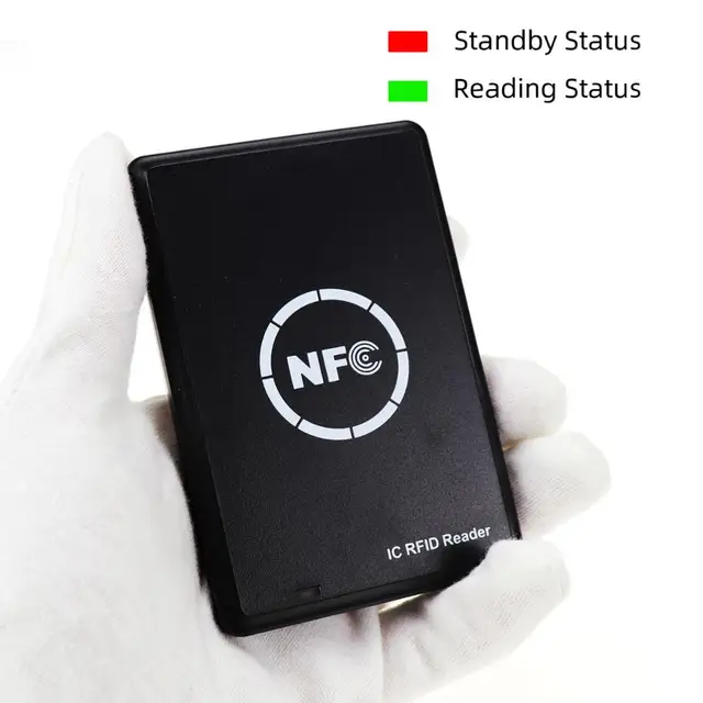RFID Card Reader Copier Duplicator Key fob NFC Smart Card Reader Writer 13.56MHz Encrypted Programmer uid keyfobs 4