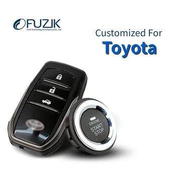 

Fuzik Keyless Go Smart Key Keyless Entry Push Remote Button Start Car Alarm for toyota camry corolla yaris highlander prado rav4