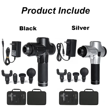 

Dropshipping Body Muscle Massage Gun Adjustable LCD Deep Tissue Massager Therapy Gun Exercising Muscle Pain Relief Body Shaping