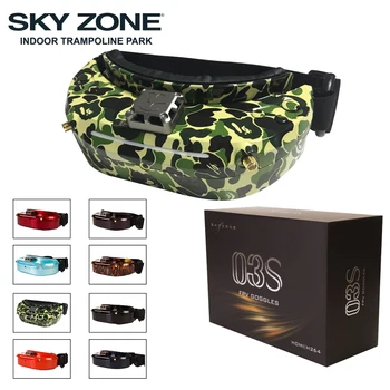 

Skyzone SKY03O/SKY03S 5.8GHz 48CH Diversity FPV Goggles Support OSD DVR HDMI With Head Tracker Fan LED For RC Drone