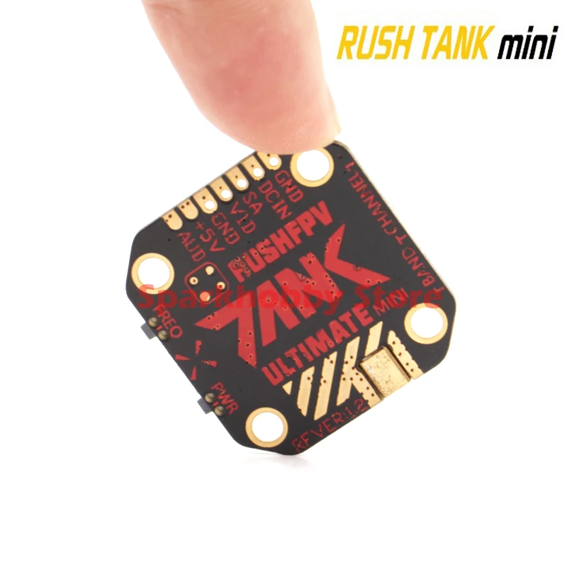 

RUSH TANK Mini transmisor de vídeo VTX de tanque de carga 20*20 5,8G 800mW 2-8S para RC drone MultiRotor FPV Racing