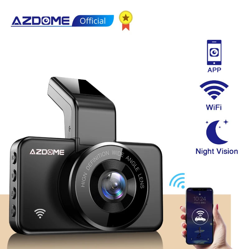 

AZDOME M17 Dash Cam WIFI Video Recorder FHD 1080P Car Camera ADAS Car DVR 24H Parking Monitor Dual Lens Night Vision DashCam