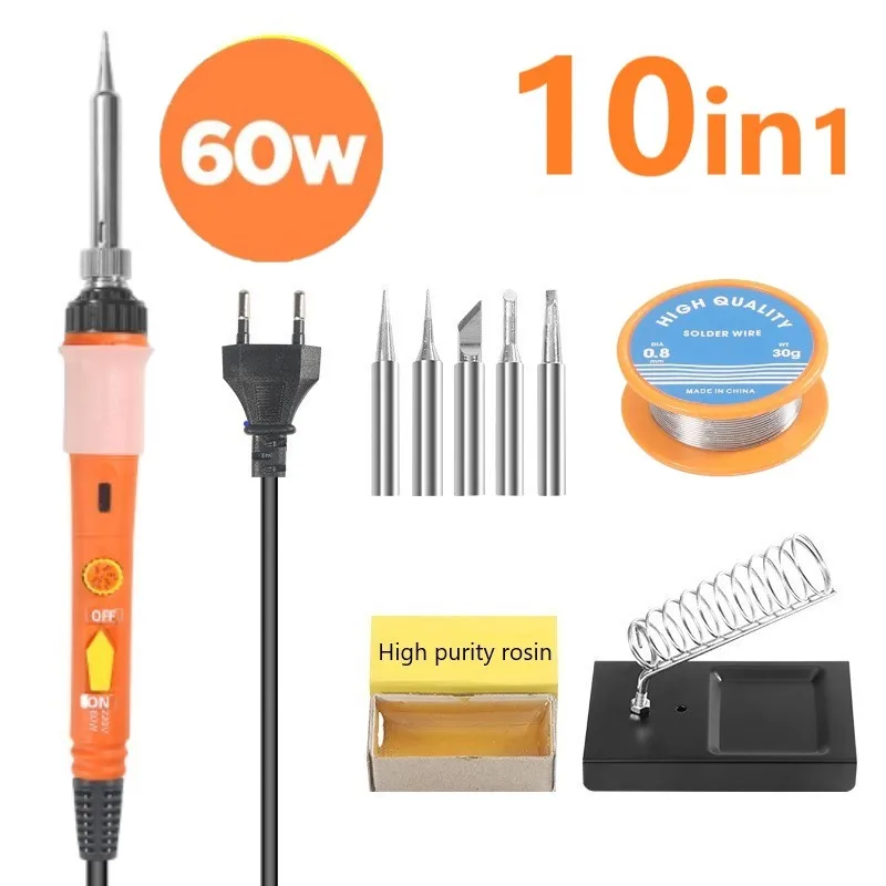 Weld Soldering Iron Kit Electric 60W Professional Soldering Irons Pen