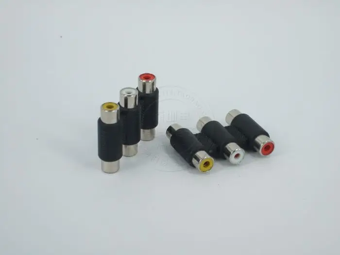 AV Butt Joint Lotus through Connector Lotus USB Extend Turn Female Insert RCA Female to RCA Mother Audio Adapter