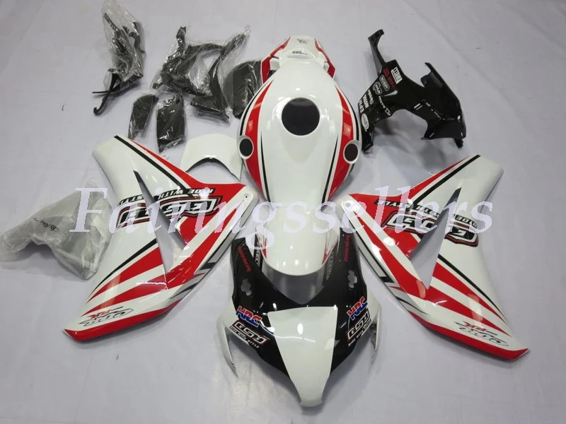 Инъекций ABS Полный обтекатели комплект Подходит для HONDA CBR1000RR 2008 2009 2010 2011 CBR1000RR 08-11 CBR1000 обтекатель, цвет красный, белый, черный