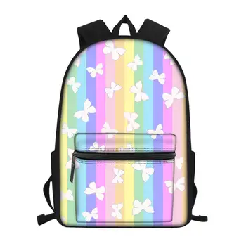 

HYCOOL New Kids School Bag Cartoon Sloth Flower Butterfly Pattern Children Multifunctional Backpack Student Boys Girls Book Bags