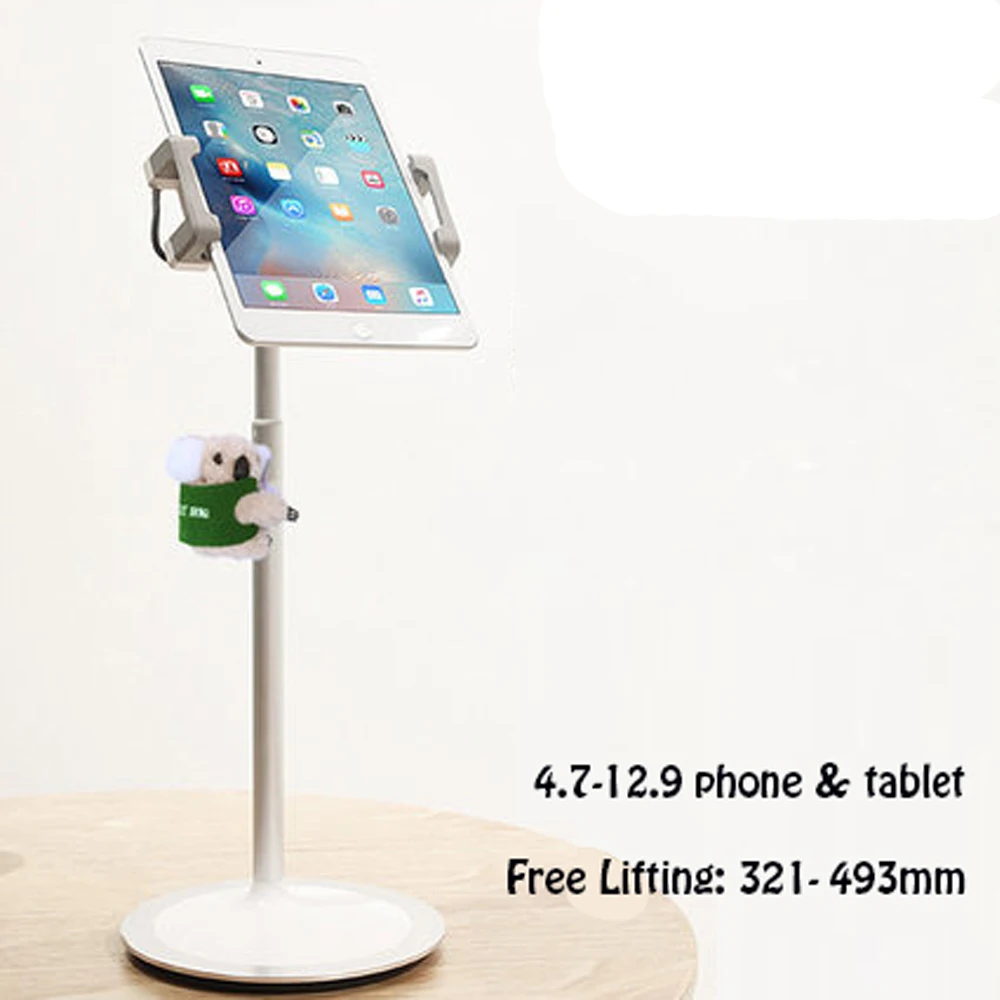 Алюминиевый сплав держатель для планшета для iPhone X iPad Air Sansung мобильный телефон Регулируемый планшет Настольный держатель для iPad Pro подставка крепление
