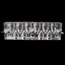 1 шт. пирамидки благовоний прессформы для изготовления 10 отверстий акриловая прозрачная башня для благовоний DIY инструменты ручные поделки