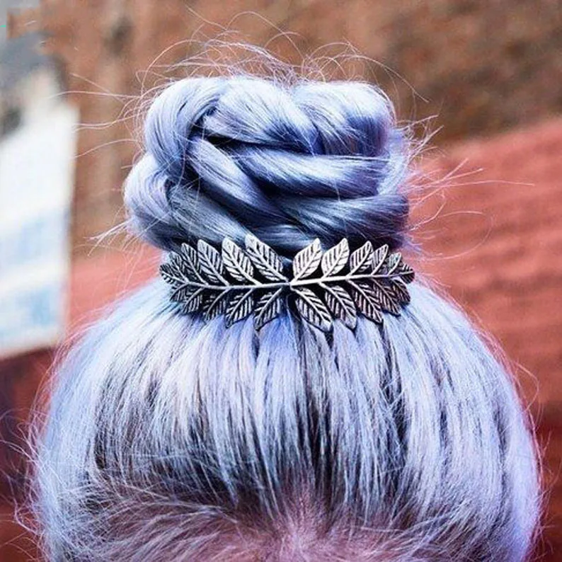 Lady Leaf Hair Comb Hairpin Clips for Women Party Birthday Bridesmaid Gift Hair Accessories Lolita Accessories Boho Fashion hair accessory pearl hairpins hair stick hair clip hair headdress jewelry accessories bridal headwear hair band crown hair comb