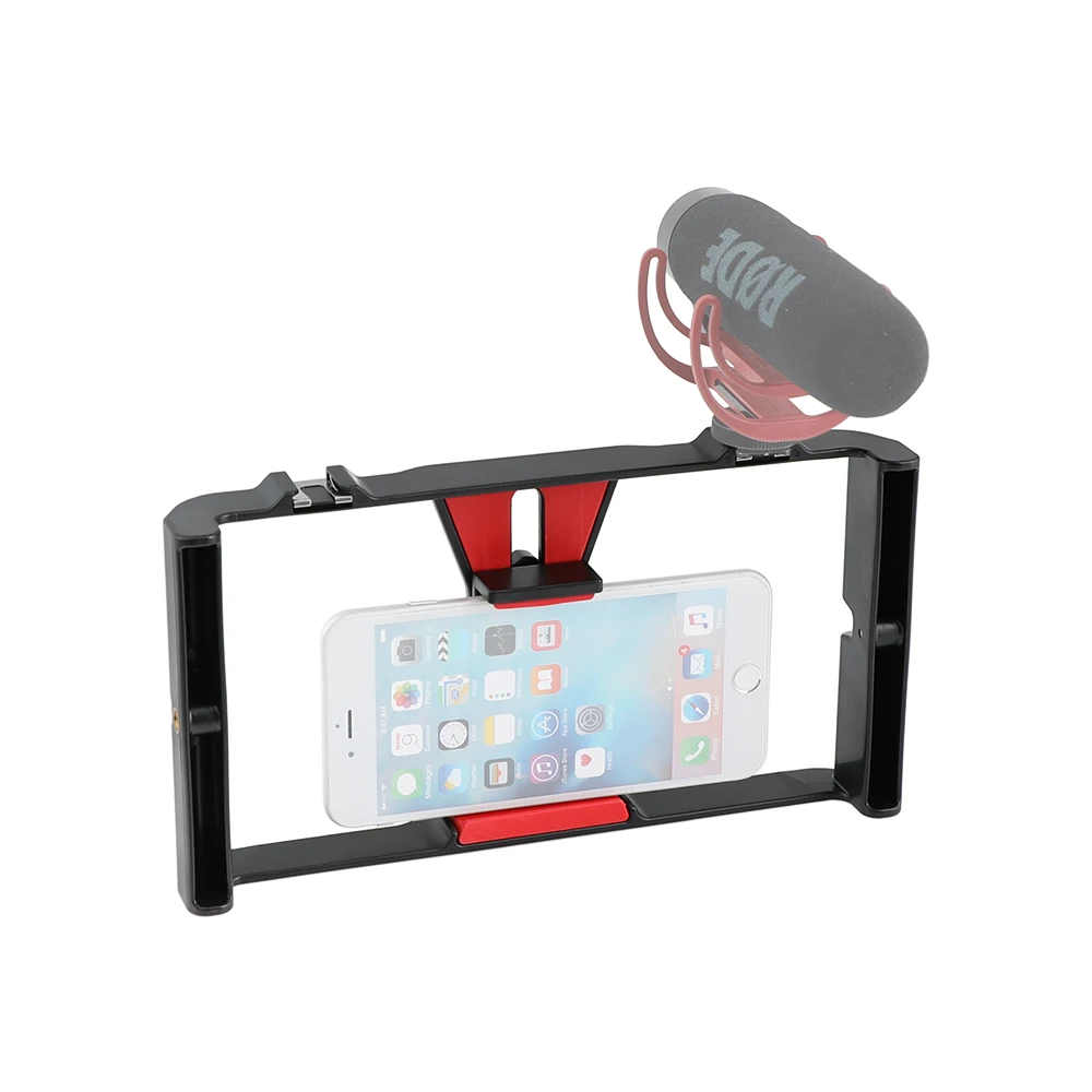 

HDRIG Lightweight Universal Phone Shooting Bracket with Standard Cold Shoes for iPhone XS iPhone XS Max Samsung Huawei