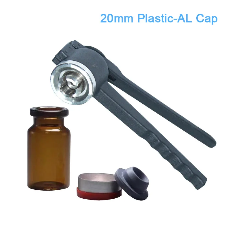 To 20mm filp cap SHENLIN флакон щипцы закрыть Медицинская бутылка ОБЖИМНАЯ машина фармацевтическая стеклянная бутылка обжимной инструмент алюминиевый колпачок шкафчик 13 мм 20 мм - Цвет: To 20mm filp cap