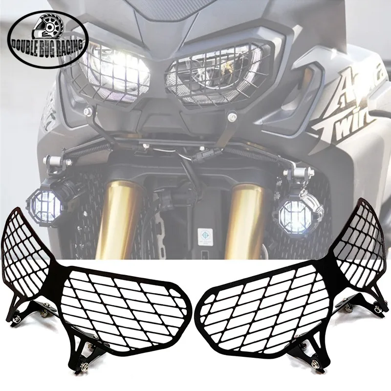 Motorcycle Africa Twin Adventure Front Headlight Grille Guard Cover Protector For HONDA CRF1000 L CRF1000L 2016-2019 CRF 1000 | Автомобили