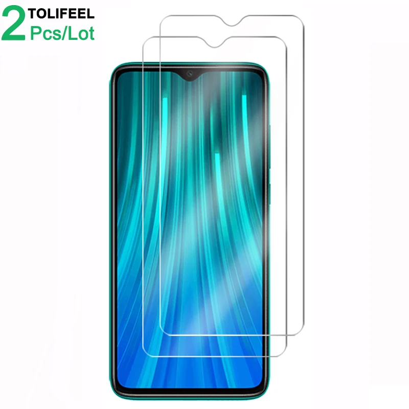 2 шт закаленное стекло для Xiaomi Redmi Note 8 протектор экрана 9H 2.5D телефон на Защитное стекло для Xiaomi Redmi Note 8 Pro стекло