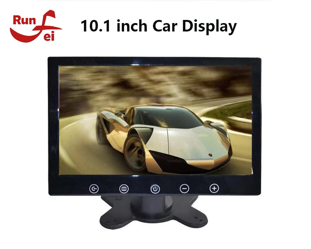 10.1 inch Car Display AV Car Monitor Portable Display support PAL / NTSC Video Input 16:9 TV
