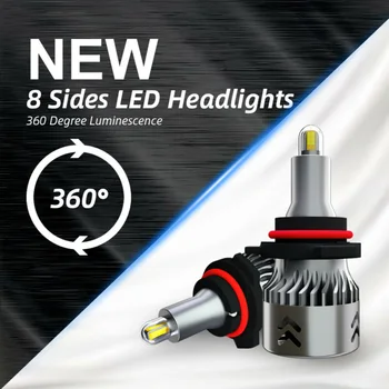 

Kit Car lights 19600LM Lamps Accessories 6000K DC9V-36V Replacement 2pcs